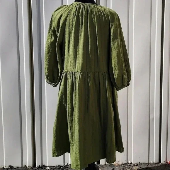 London Times Womens Green Dress Medium - Picture 5 of 11